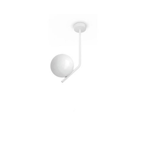 Lombardo+Punto Tige 500 LED 7W E14 580lm 2700K, IP65, välisvalgusti, valge, opaalklaas