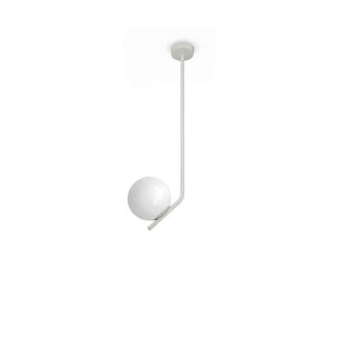 Lombardo+Punto Tige 800 LED 7W E14 580lm 2700K, IP65, välisvalgusti, helehall, opaalklaas