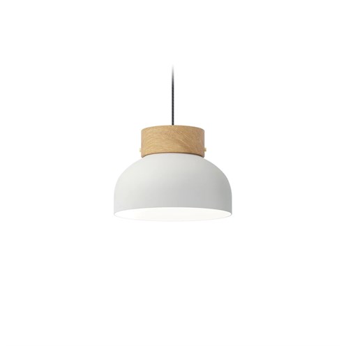Robin+Reiko Pendant Flat E27, rippvalgusti, matt valge