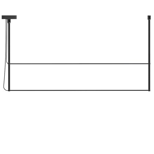 Robin+René Horizontal Duo 160 LED 32W 2600lm 3000K CRI>90, rippvalgusti, matt must