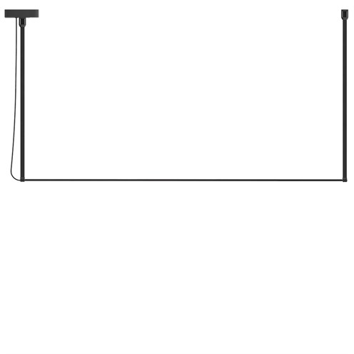 Robin+René Horizontal Mono 160 LED 16W 1300lm 3000K CRI>90, rippvalgusti, matt must