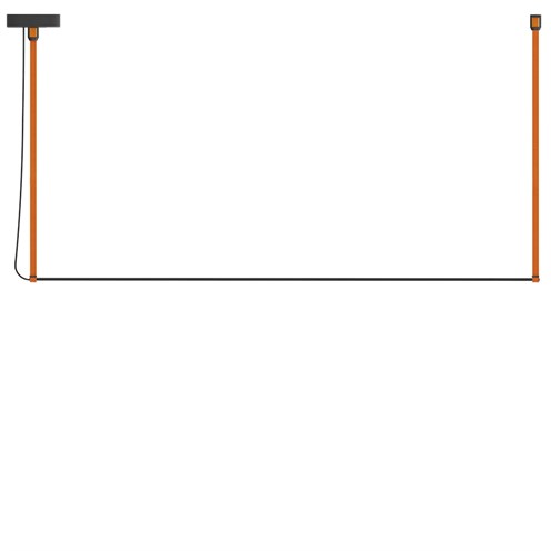 Robin+René Horizontal Mono 160 LED 16W 1300lm 3000K CRI>90, rippvalgusti, oranž