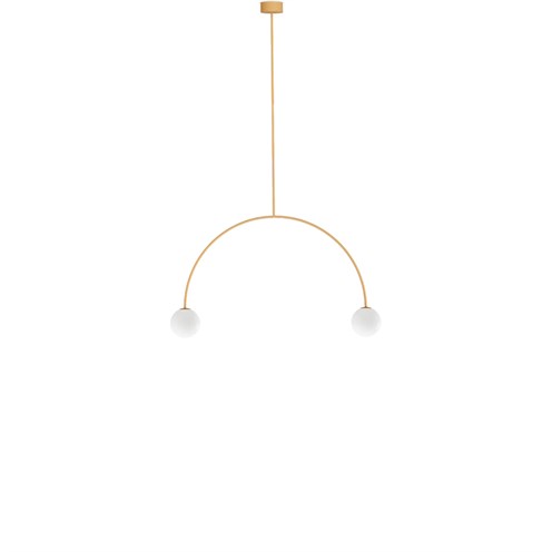Robin+Riga Pendant 50 2xG9, rippvalgusti, liivakollane