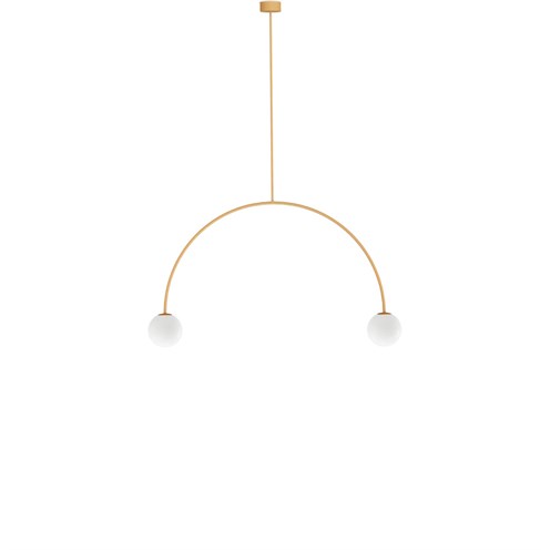 Robin+Riga Pendant 80 2xG9, rippvalgusti, liivakollane