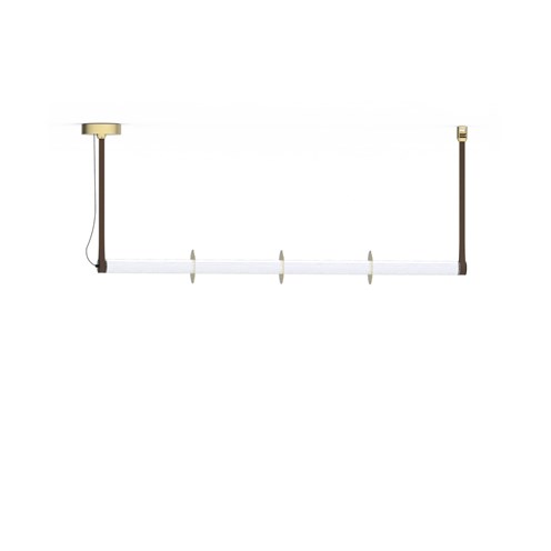 Robin+Roseline Pendant LED 25W 1300lm 3000K, rippvalgusti, kuldne/pruun