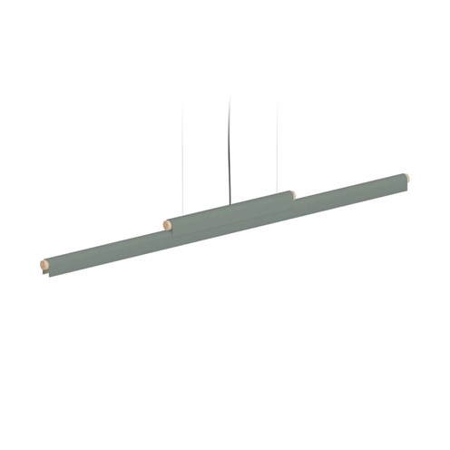 Robin+Rudi Pendant LED 32W 5400lm 2700K CRI>90, rippvalgusti, matt roheline
