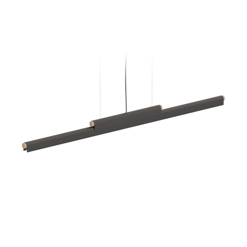 Robin+Rudi Pendant LED 32W 5400lm 2700K CRI>90, rippvalgusti, matt must
