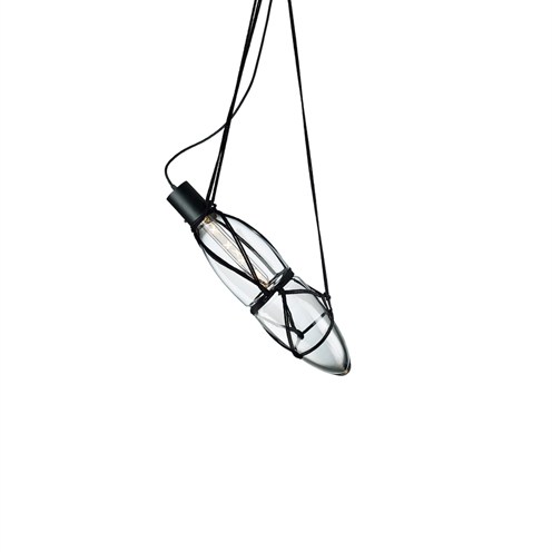Bomma+Shibari Pendant 1 max. 6,5W E27 (komplektis T30 5W 380lm 2700K CRI>90), hämardatav TRIAC, rippvalgusti, must