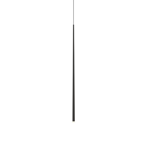 Vibia+Slim LED 2,1W 181lm 2700K CRI>90, hämardatav DALI, rippvalgusti, must (NCS S 8500-N)