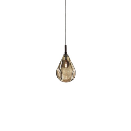 Bomma+Soap Mini 1.2W G4 100lm 2700K CRI>90, rippvalgusti, klaas kuldne, detailid antratsiit