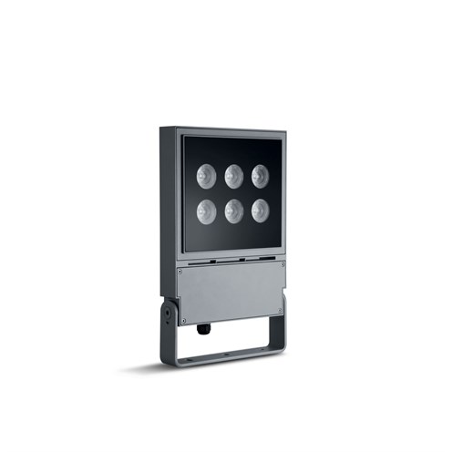 Simes+STAGE LED 116W 8565lm 3000K 19°, IP66, välisvalgusti, hall