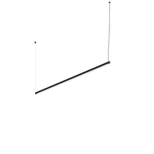 Vibia+Sticks Solo LED 26,4W 3260lm 2700K CRI>90, hämardatav DALI, rippvalgusti, must