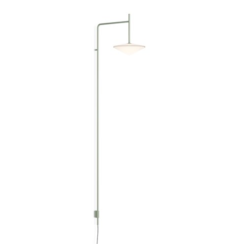 Vibia+Tempo LED 4W 302lm 2700K CRI>90, hämardatav PUSH, pistikuga, seinavalgusti, roheline (NCS S 3010-G20Y)