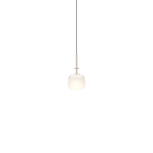 Vibia+Tempo Ø13 LED 4W 292lm 2700K CRI>90, hämardatav DALI, rippvalgusti, kreemjas (RAL 7044)