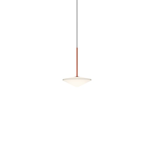 Vibia+Tempo Ø21 LED 4W 302lm 2700K CRI>90, hämardatav DALI, rippvalgusti, terra punane (NCS S 4040-Y70R)
