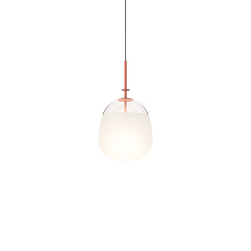 Vibia+Tempo Ø24 LED 4W 261lm 2700K CRI>90, hämardatav DALI, rippvalgusti, terra punane (NCS S 4040-Y70R)