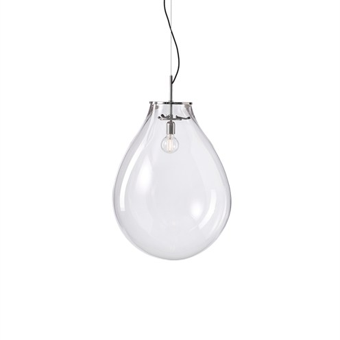 Bomma+Tim Pendant Large max. 13W E27 (komplektis G95 6W 540lm 2700K CRI>90), rippvalgusti, klaar, hõbedane