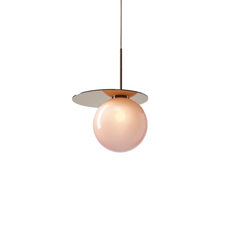 Bomma+Umbra Pendant max. 13W E27 (komplektis G45 4W 310lm 2700K CRI>90), rippvalgusti, roosa/kuldne