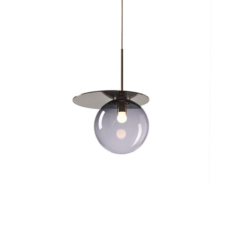 Bomma+Umbra Pendant max. 13W E27 (komplektis G45 4W 310lm 2700K CRI>90), rippvalgusti, suitsune/kuldne