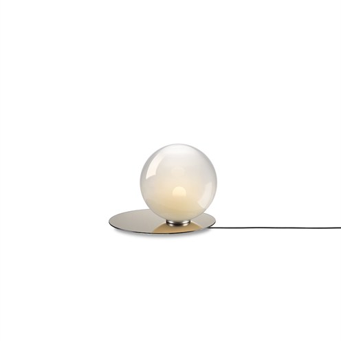 Bomma+Umbra Table max. 13W E27 (komplektis G45 4W 310lm 2700K CRI>90), lauavalgusti, helehall/kuldne