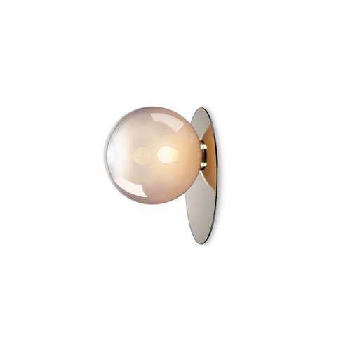 Bomma+Umbra Wall & Ceiling max. 13W E27 (komplektis G45 4W 310lm 2700K CRI>90), lae-/seinavalgusti, roosa/kuldne