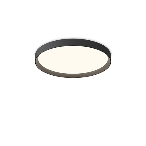 Vibia+Up Ø77 LED 46W 5127lm 2700K CRI>90, hämardatav Push/1-10V/DALI, laevalgusti, grafiit (RAL 7016)