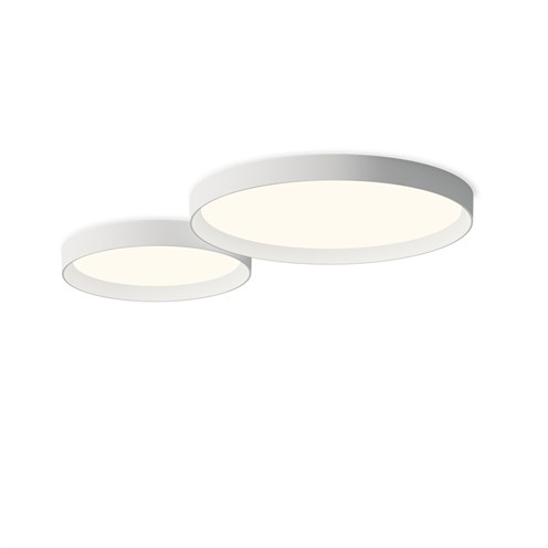 Vibia+Up Ø106 LED 72W 7608lm 2700K CRI>90, hämardatav Push/1-10V/DALI, laevalgusti, valge (RAL 9016)