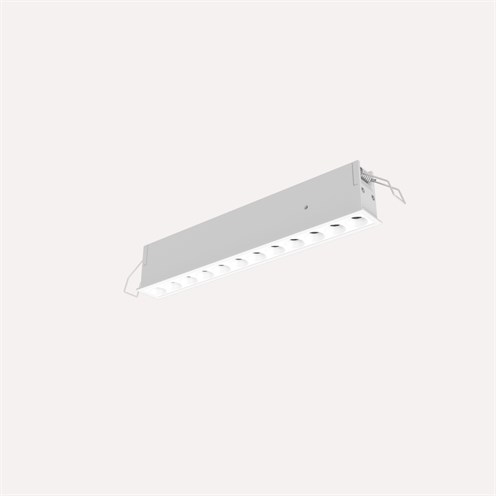 Nexia+Via Dot 12 LED 20W 1847lm 3000K CRI>90 38°, hämardatav DALI, süvisvalgusti, valge