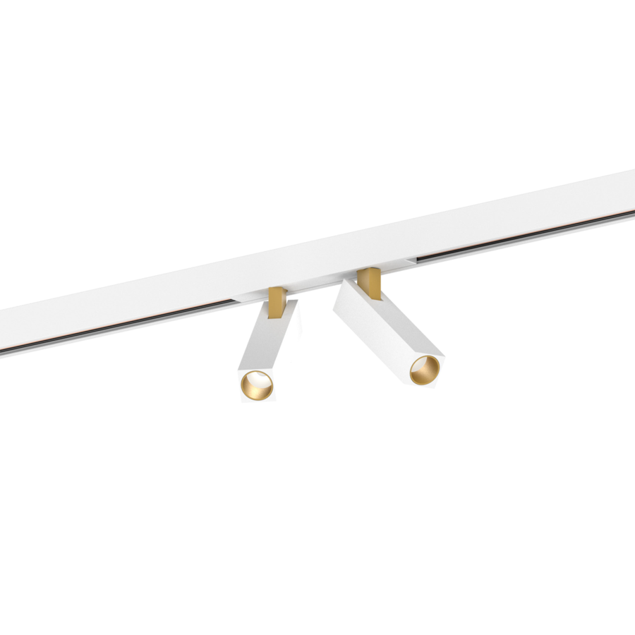 Wever & Ducré+W&D MICK ON TRACK 48V SYSTEM 2.0 LED NON DIM 2X 9.5W CRI 90