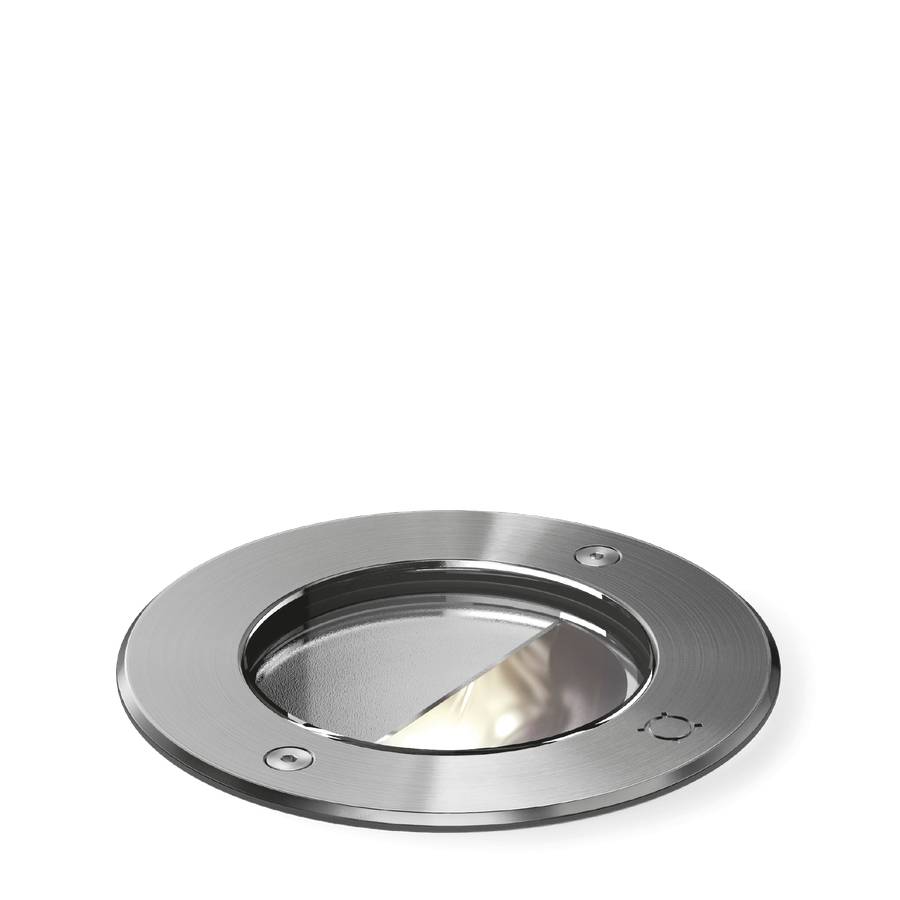 Wever & Ducré+MAP 1.2 ASYM 10W LED 460lm CRI80 3000K 220-240V Phase cut dim Roostevaba teras IP67 IK08 (süvisava toosita 72mm) betoonivalule süvistoos lisavarustuses