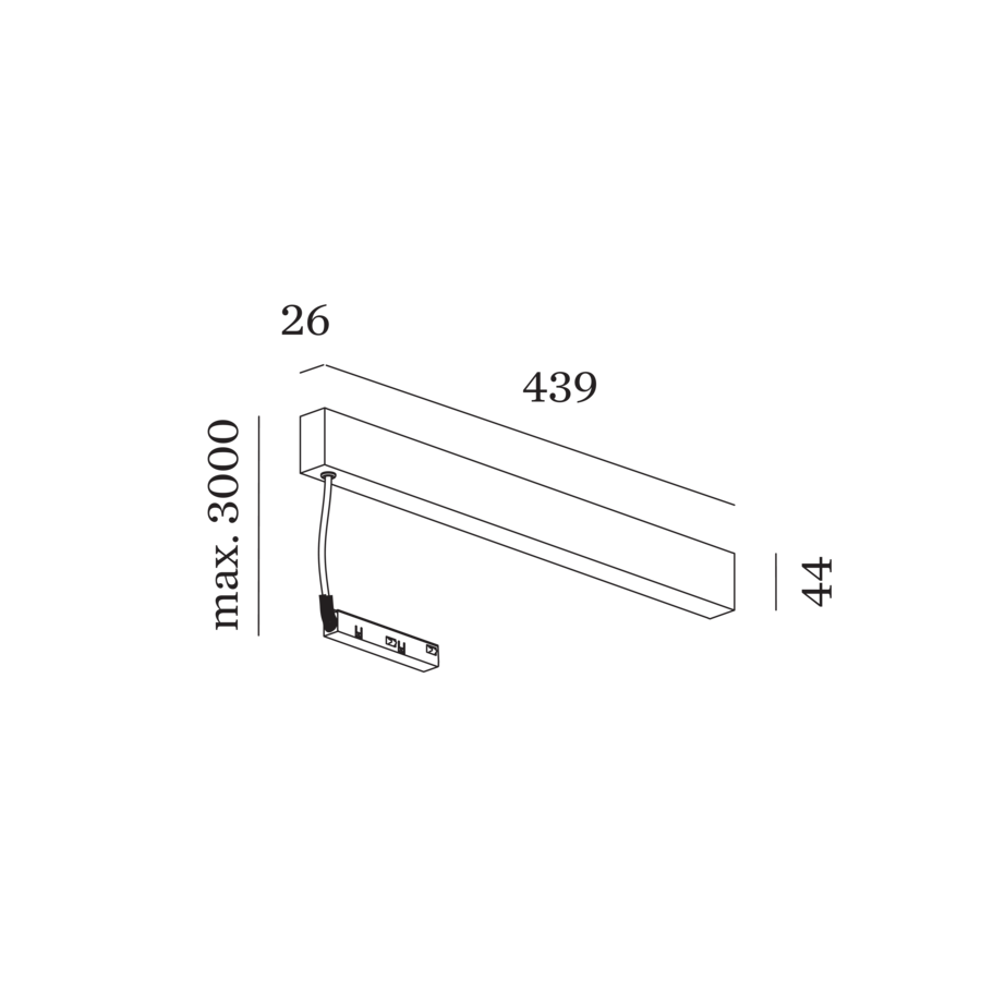 Wever & Ducré+W&D STREX SUSP CEILING DRIVER A2 100W B 48V 220-240VAC