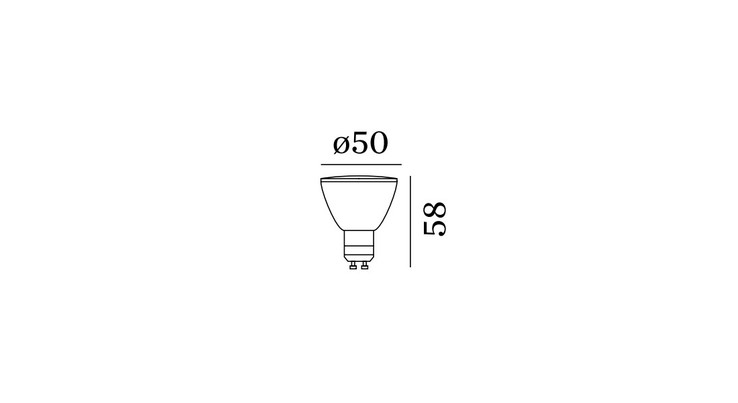 Wever & Ducré+W&D LAMP PAR16 LED 3000K 6W 80 GU10 175-250VAC PH-C DIM