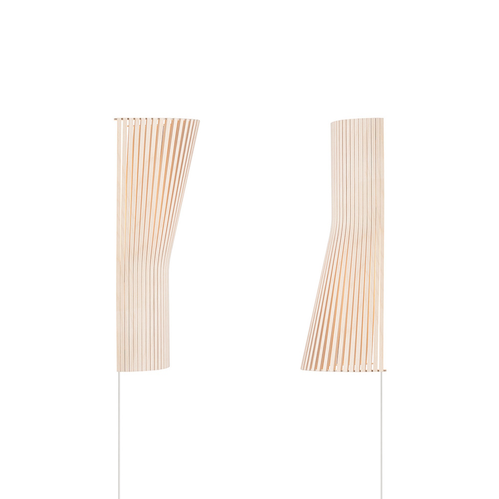 Secto Small 4231 LED 6W (max. 20W) E14 470lm 3000K, hämardatav, seinavalgusti, pistiku ja lülitiga, kasespoon