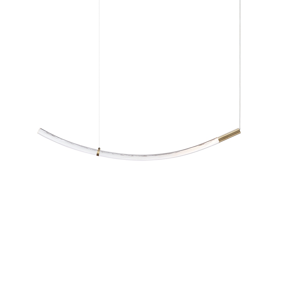 Flare Pendant Type B LED 4W 400lm 2700K CRI>90, hämardatav DALI, rippvalgusti, harjatud kuld
