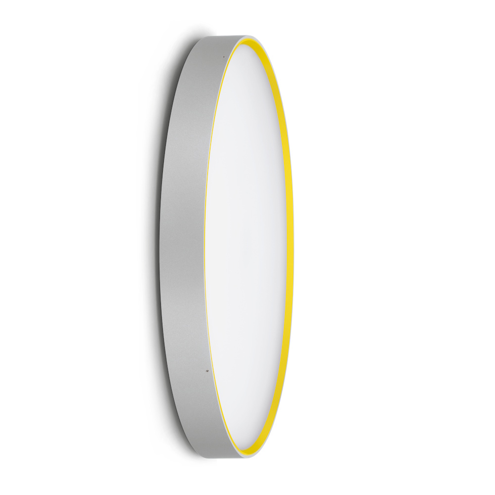 Ola 500 Color LED 42W 2139lm 3000K, hämardatav phase-cut, IP66, välisvalgusti, alumiinium/kollane